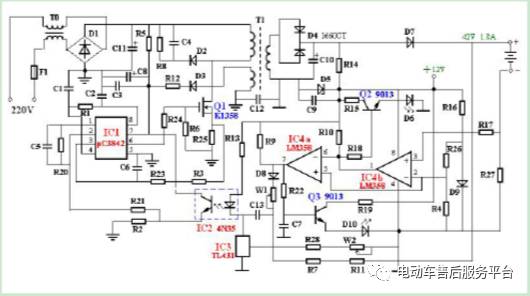 最權(quán)威電動車充電器電路圖