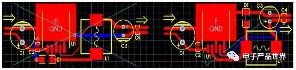 LM2575開(kāi)關(guān)直流電源PCB圖