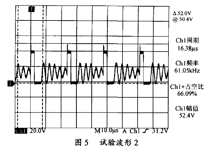直流穩(wěn)壓電源同步整流實驗波形圖