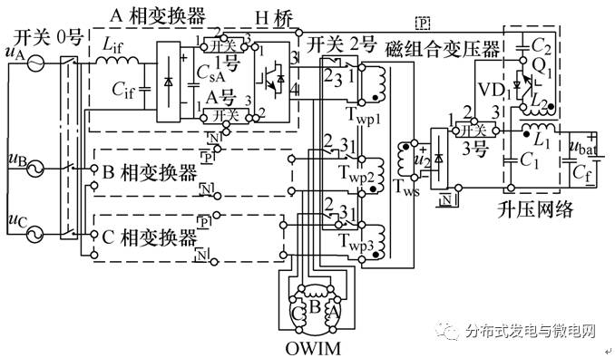 電動汽車蓄電池充電機充電與驅(qū)動集成化拓撲結構